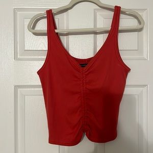 Abercrombie burnt orange crop tank. New without tags.